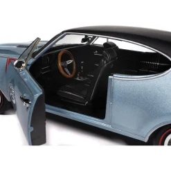 1968 Oldsmobile Holiday Coupe 442 Hemmings Muscle Machines - Code F Teal Frost 1:18 Scale Diecast Model Car by American Muscle - Ertl