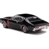 1968 Oldsmobile 442 W-30 - Ebony Black w/ Red Stripes 1:43 Scale Diecast Model Car by IXO Models