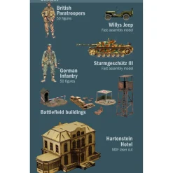 Operation Market Garden 1/72 Figure Set Italeri (6107s) 1:72 Scale Plastic by Italeri