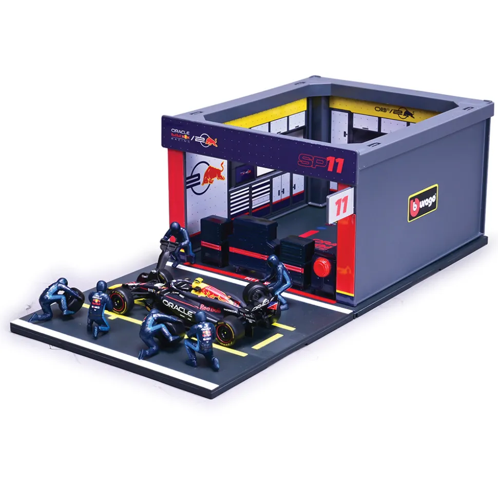 2024 Oracle F1 Red Bull RB20 Pit Pass - Perez #11 1:43 Scale Diecast Model Car by Bburago