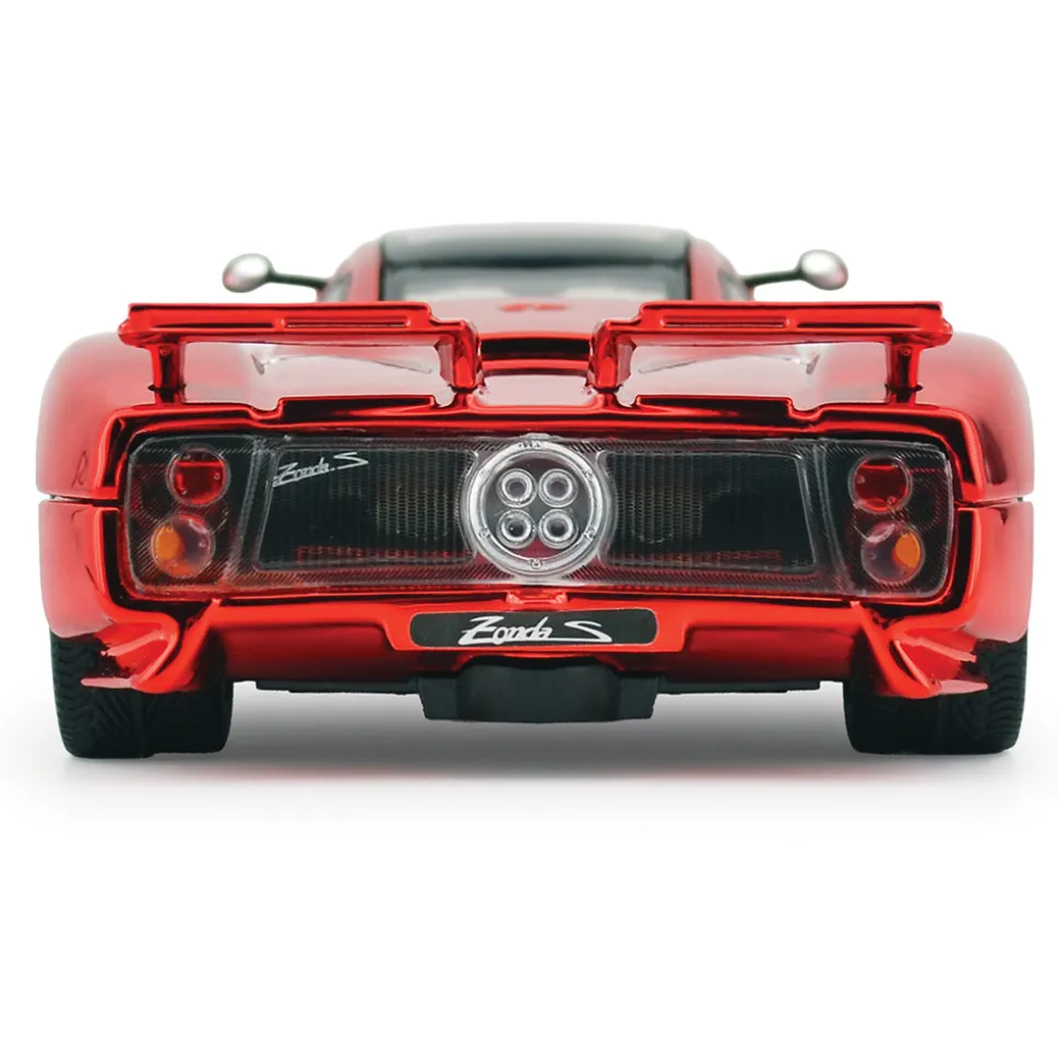 Pagani Zonda C12 Mirror Finish Red - That's a Wrap 1:24 Scale Diecast Model Car by Motormax