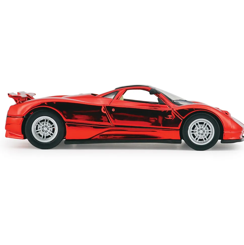 Pagani Zonda C12 Mirror Finish Red - That's a Wrap 1:24 Scale Diecast Model Car by Motormax