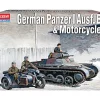 Panzer I Ausf. B & Motorcycle 1/35 Kit Academy (13556) 1:35 scale Plastic by Academy