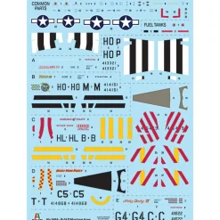 P-51D Mustang 1/72 Kit - Aces Version 1:72 scale Plastic by Italeri