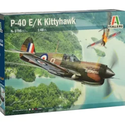 P-40 E/K Kittyhawk 1/48 Kit 1:48 Scale Plastic Model Kit by Italeri