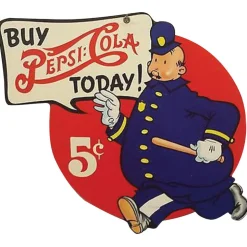 Pepsi Cops Metal Sign by Signs 4 Fun