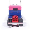 1973 Peterbilt 359 - Blue And Pink 1:64 Scale Diecast Model Truck by IXO Models