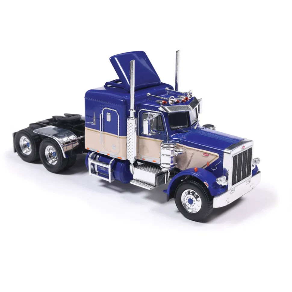 1973 Peterbilt 359 - Blue And Tan 1:64 Scale by IXO Models