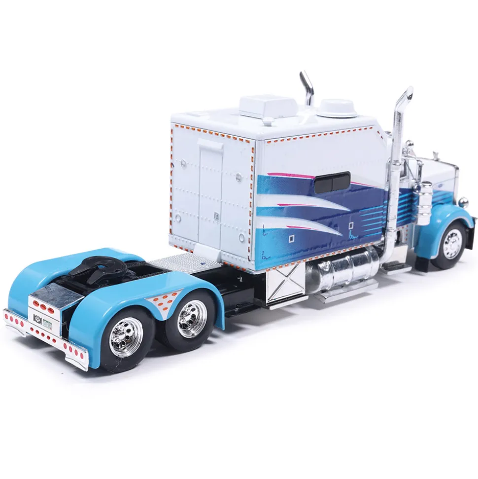 Peterbilt 379 - Blue & White 1:64 Scale Diecast Model Truck by IXO Models