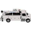 Peterbilt Model 536 Auto-Crane Titan85-Body HC14-Crane Work Truck with Miller EnPak - White 1:50 Scale Diecast Model Truck by Diecast Masters