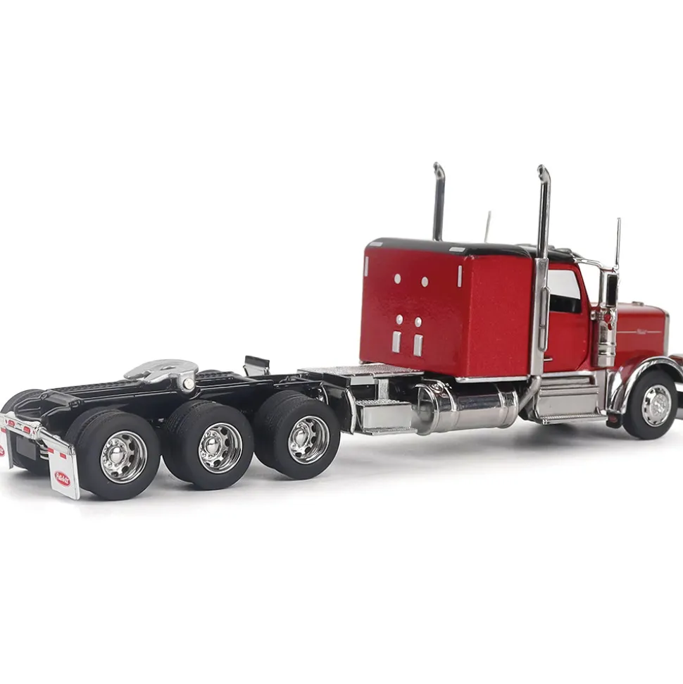 Peterbilt Model 589 BBC 58-inches-Sleeper Tridem-Axle Legendary Package Truck Tractor 1:64 Scale Diecast Model Truck by Diecast Masters
