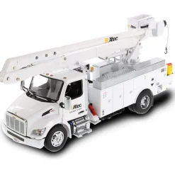 Peterbilt Model 536 with Altec AA55 Aerial Service Body 1:32 Scale Diecast Model Truck by Diecast Masters