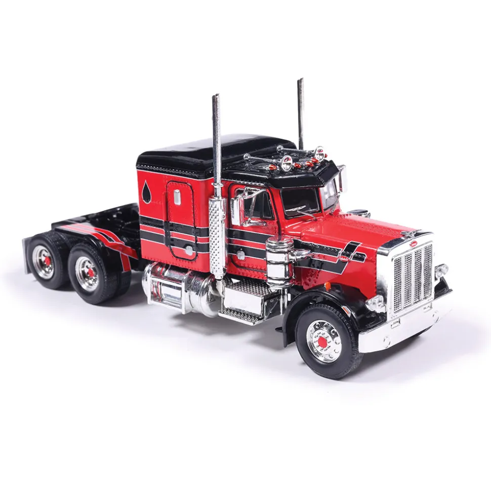 1973 Peterbilt 359 - Red And Black 1:64 Scale Diecast Model Truck by IXO Models