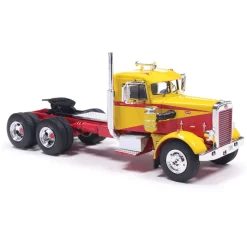 1963 Peterbilt 281 - Yellow And Red 1:64 Scale Diecast Model Truck by IXO Models
