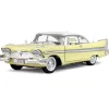 1958 Plymouth Anniversary Fury - yellow 1:18 Scale Diecast Model by Motormax