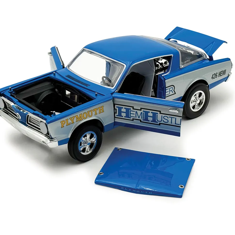 1966 Plymouth Barracuda - Hemi Hustler 1:18 Scale Diecast Model Car by Acme