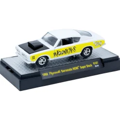1968 Plymouth Barracuda HEMI Super Stock - Moon Eyes 1:64 Scale by M2 Machines