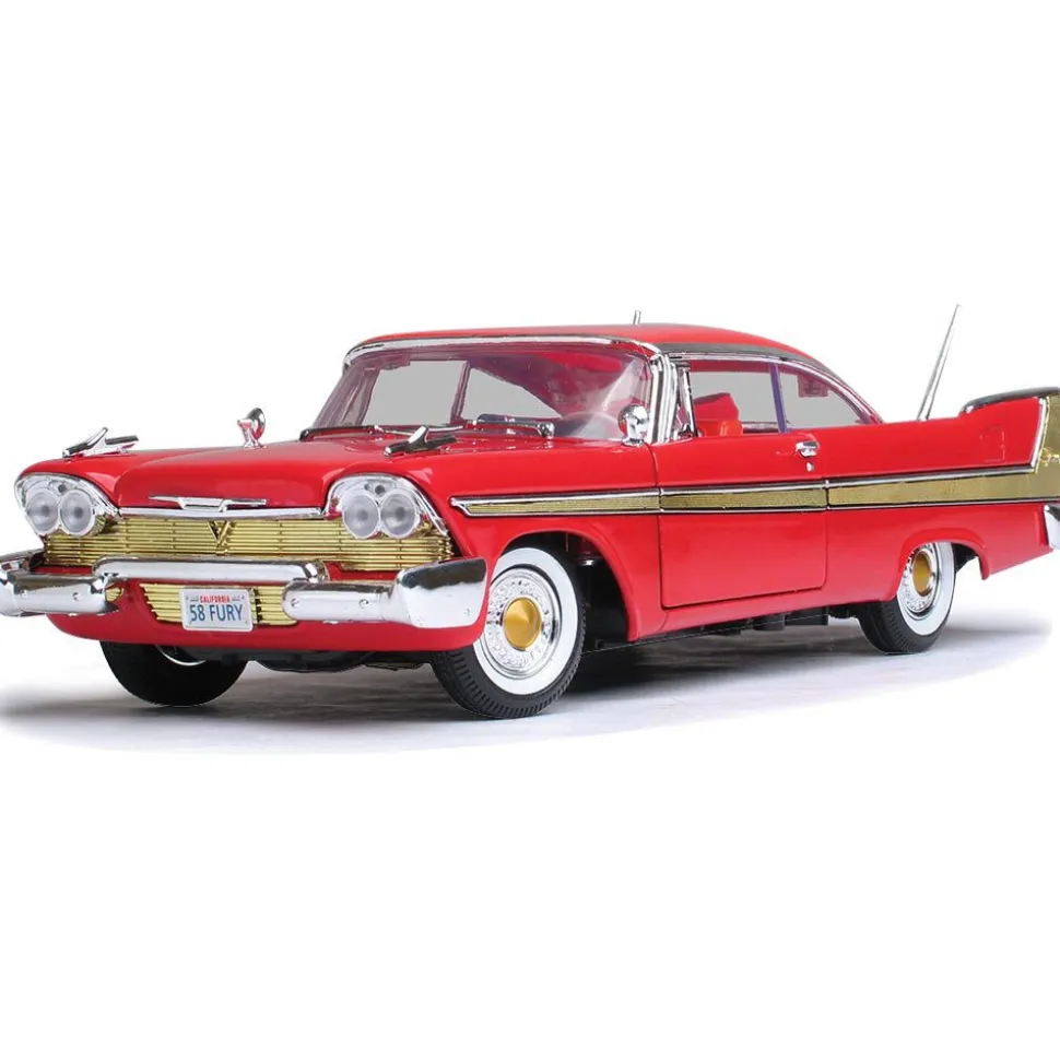 1958 Plymouth Fury - Red 1:18 Scale Diecast Model by Motormax