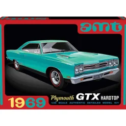 1969 Plymouth GTX Hardtop 1:25 Scale Plastic Model Kit by AMT