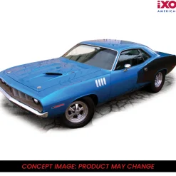 1971 Plymouth Hemi 'Cuda - B5 Blue 1:43 Scale Diecast Model Car by IXO Models