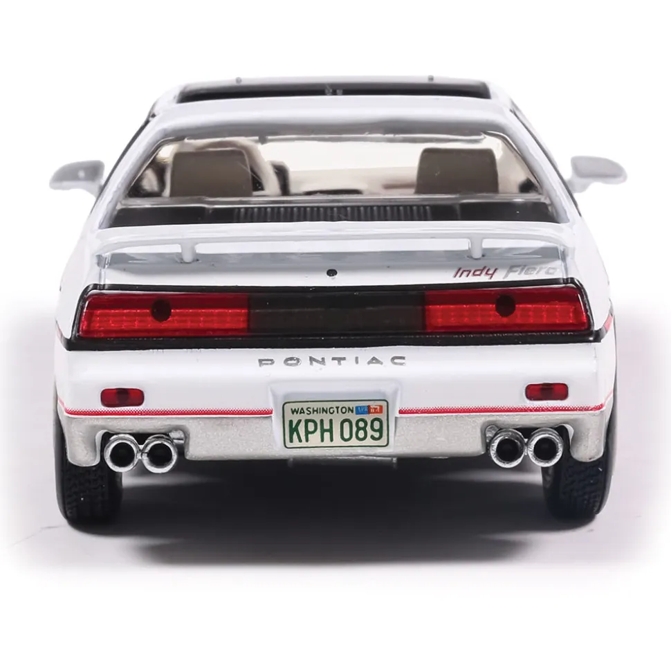 1984 Pontiac Fiero Indianapolis 500 Pace Car - White 1:43 Scale Diecast Model Car by IXO Models
