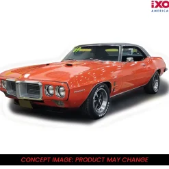 1969 Pontiac Firebird 400 - Carousel Red 1:43 Scale Diecast Model Car by IXO Models
