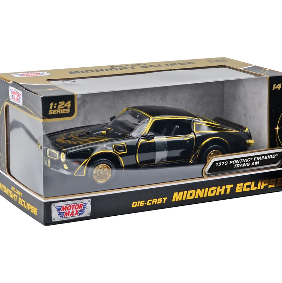 1973 Pontiac Firebird - Midnight Eclipse 1:24 Scale Diecast Model Car by Motormax