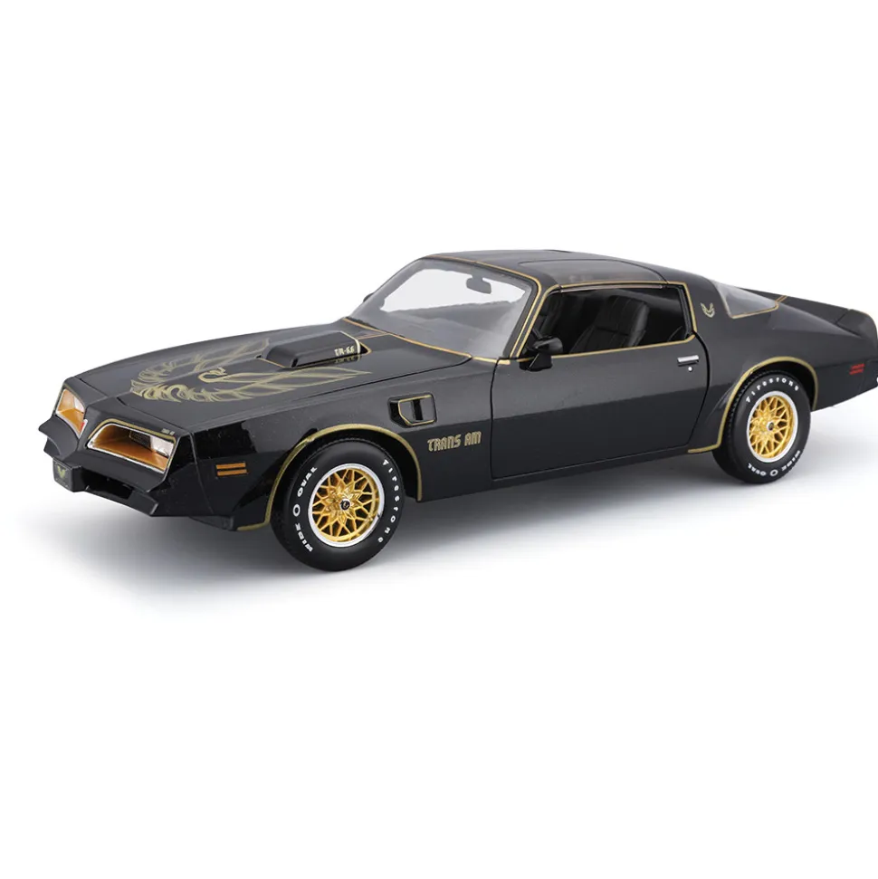 1978 Pontiac Firebird Trans Am - Black 1:18 Scale Diecast Model Car by Maisto