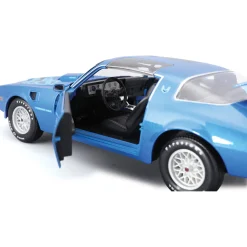 1978 Pontiac Firebird Trans Am - Blue 1:18 Scale Diecast Model Car by Maisto