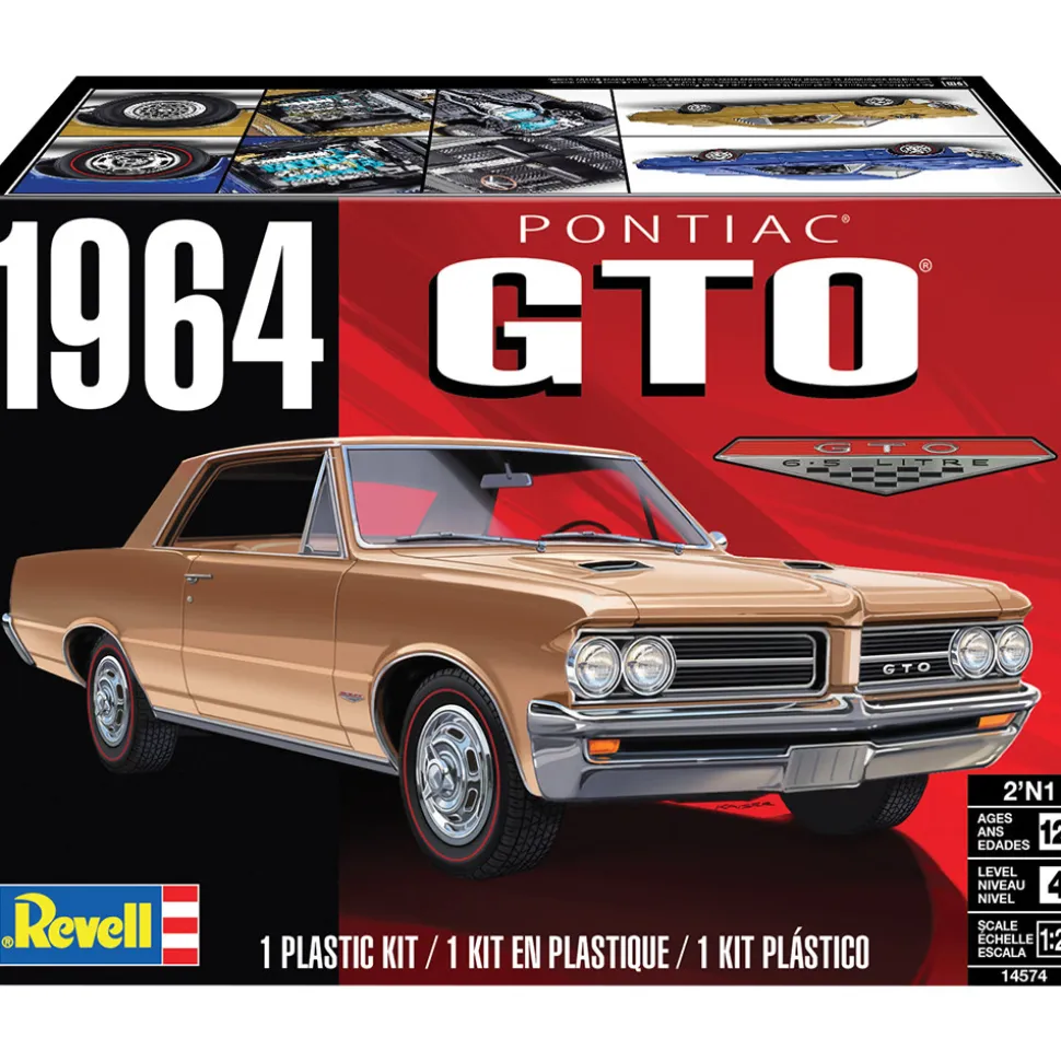 1964 Pontiac GTO - Plastic Model Kit 1:24 Scale Model Kit by Revell