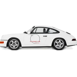 1992 Porsche 911 [964] Carrera Cup USA Edition - White 1:18 Scale Cast Resin Model Car by GT Spirit