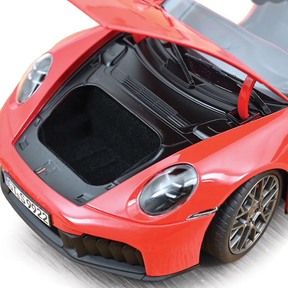 2025 Porsche 911 Carrera 4 GTS - Guards Red 1:18 Scale Diecast Model Car by Norev