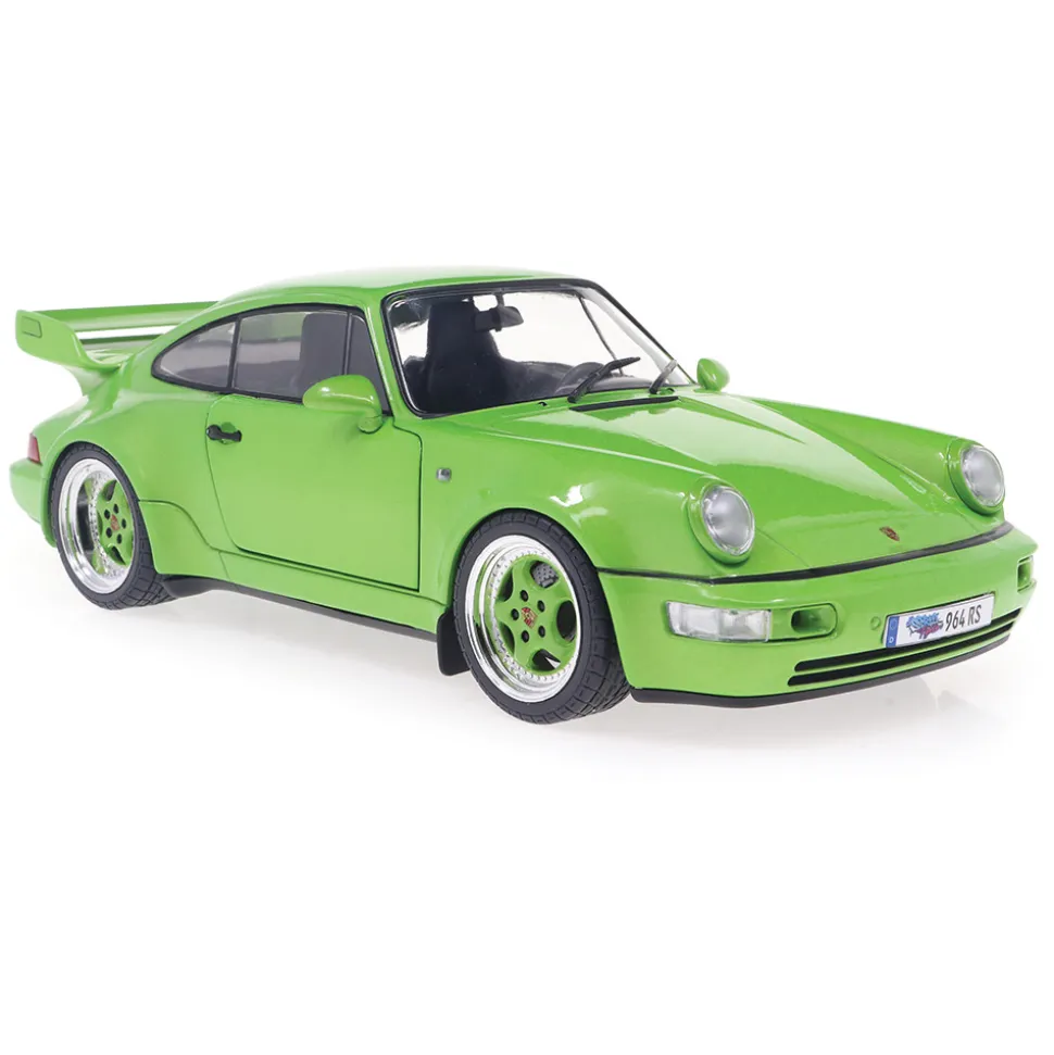 1990 Porsche 911 (964) Carrera RS - Green 1:18 Scale Diecast Model Car by Solido