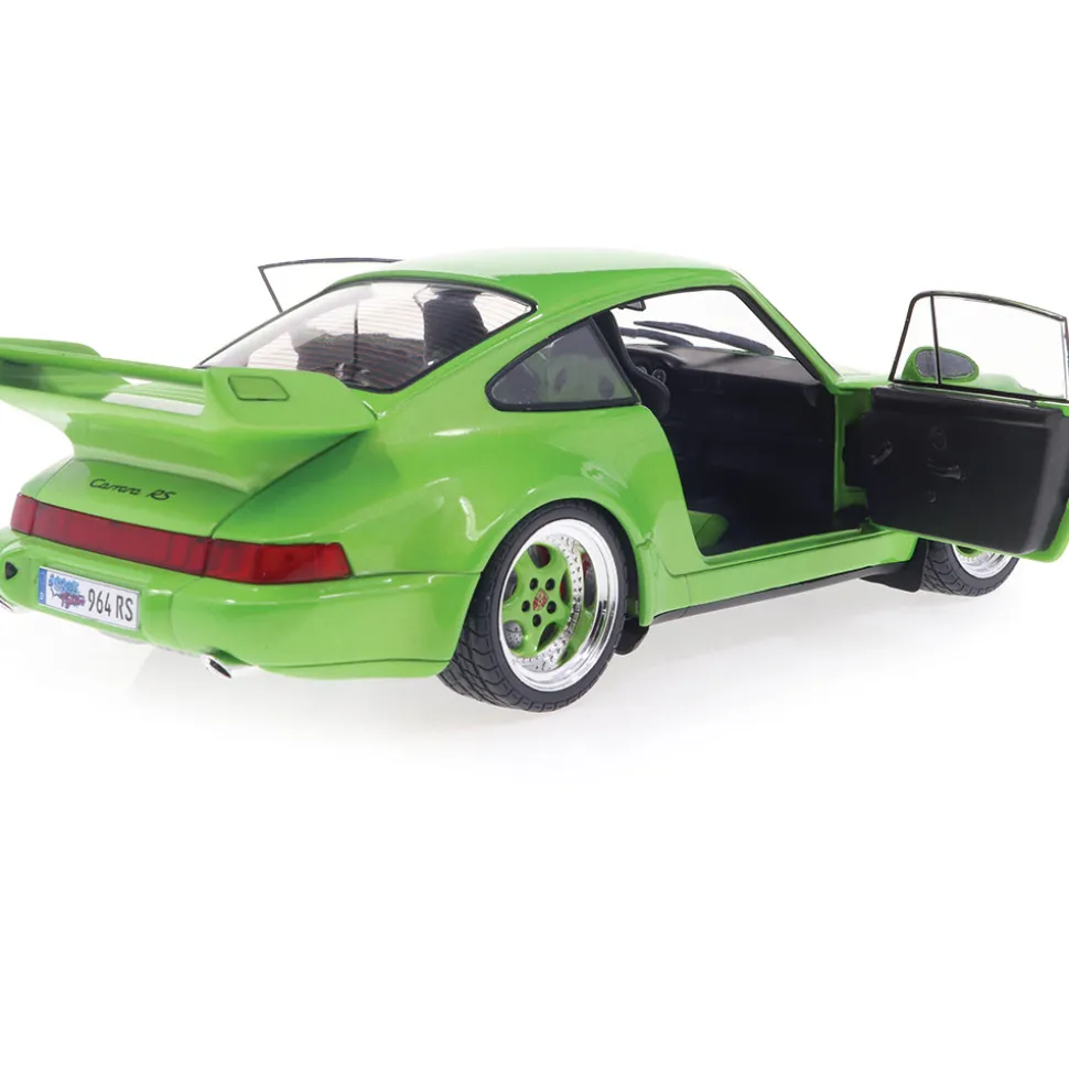 1990 Porsche 911 (964) Carrera RS - Green 1:18 Scale Diecast Model Car by Solido