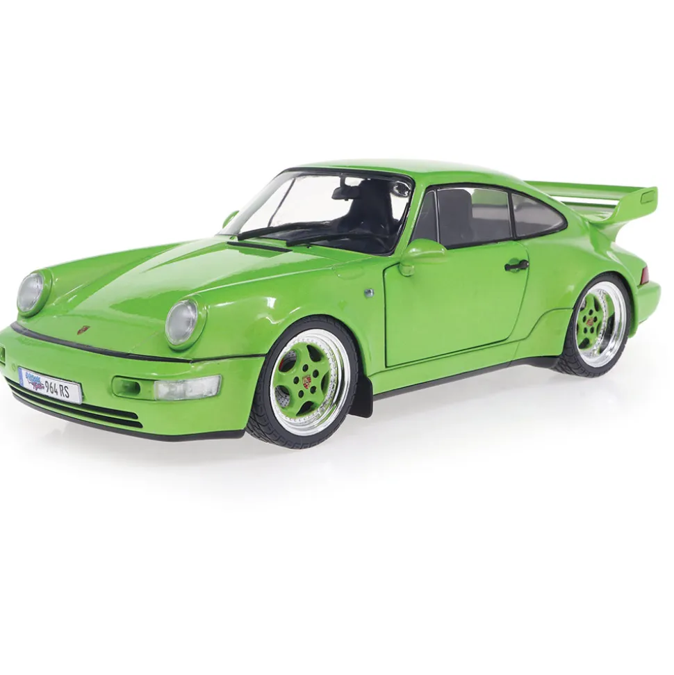 1990 Porsche 911 (964) Carrera RS - Green 1:18 Scale Diecast Model Car by Solido