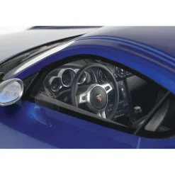 2012 Porsche Cayman R - Aqua Blue Metallic 1:18 Scale Cast Resin Model by GT Spirit