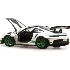 2022 Porsche 911 GT3 RS Carrera RS Tribute - White/Python Green 1:18 Scale Diecast Model Car by Norev