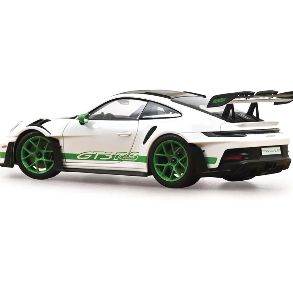 2022 Porsche 911 GT3 RS Carrera RS Tribute - White/Python Green 1:18 Scale Diecast Model Car by Norev
