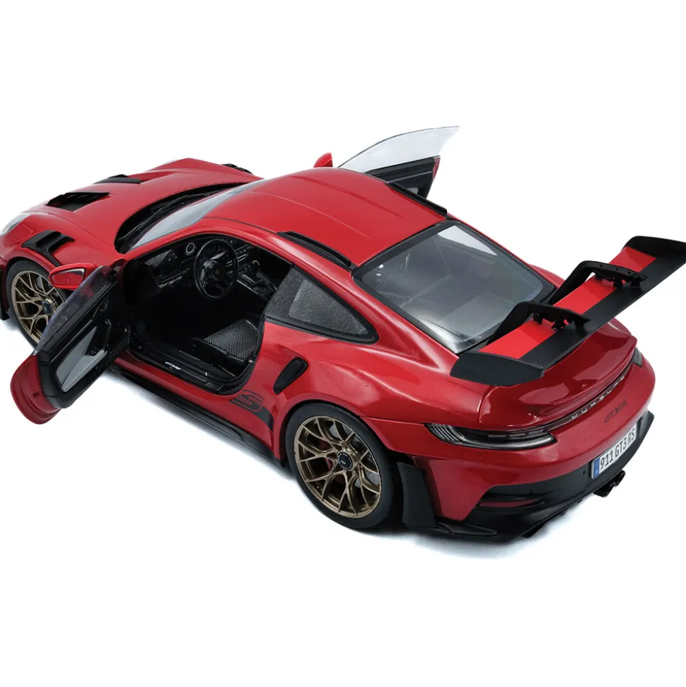 2024 Porsche 911 GT3 RS - Red 1:18 Scale Diecast Model Car by Solido