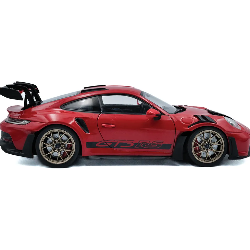 2024 Porsche 911 GT3 RS - Red 1:18 Scale Diecast Model Car by Solido