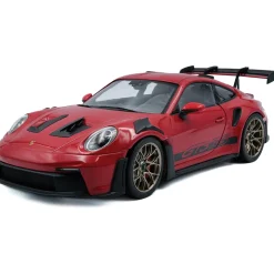 2024 Porsche 911 GT3 RS - Red 1:18 Scale Diecast Model Car by Solido
