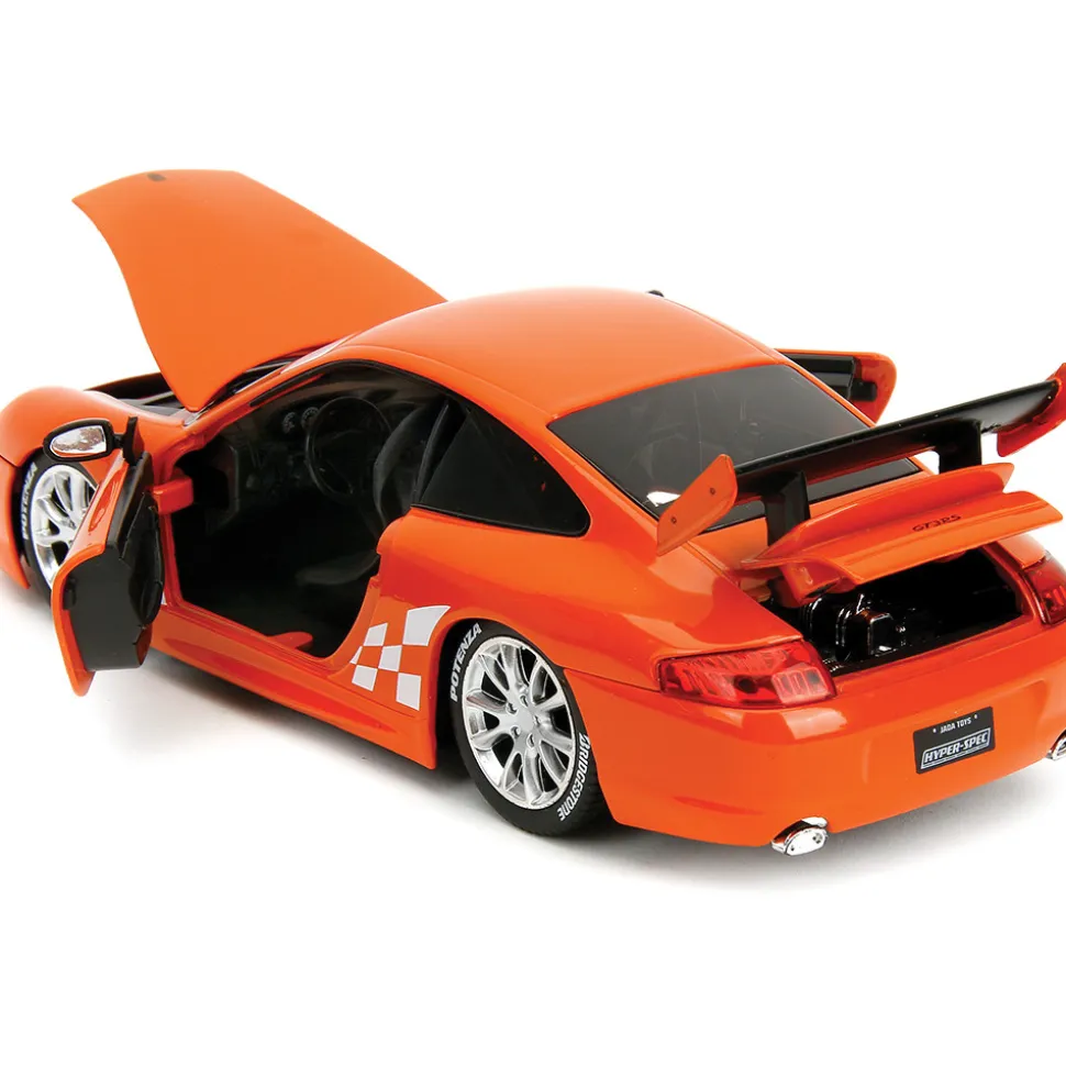 Porsche 911 GT3 RS 996.2 - Red 1:24 Scale Diecast Model Car by Jada Toys