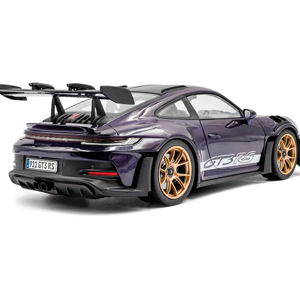 2024 Porsche 911 GT3 RS Weissach Package - Viola Purple Metallic 1:18 Scale Diecast Model Car by Solido