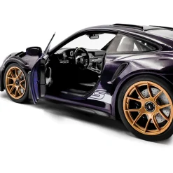 2024 Porsche 911 GT3 RS Weissach Package - Viola Purple Metallic 1:18 Scale Diecast Model Car by Solido