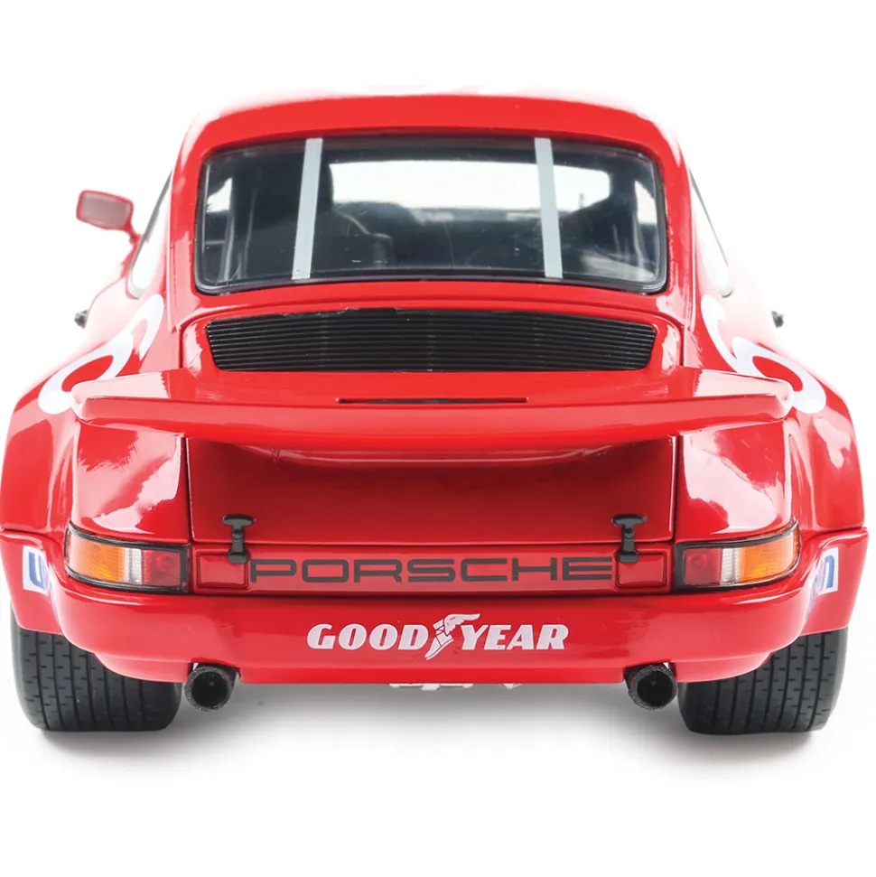 1974 Porsche 911 IROC Red #6 - Foyt IROC Daytona 1:18 Scale Diecast Model Car by Solido