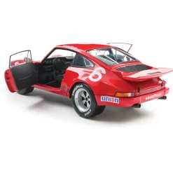 1974 Porsche 911 IROC Red #6 - Foyt IROC Daytona 1:18 Scale Diecast Model Car by Solido