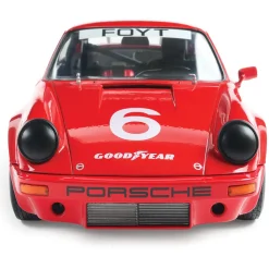 1974 Porsche 911 IROC Red #6 - Foyt IROC Daytona 1:18 Scale Diecast Model Car by Solido