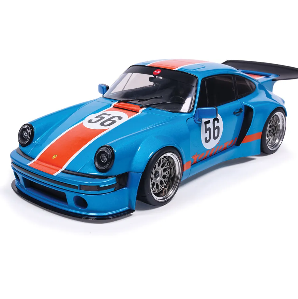 2026 Porsche KS-R by Khyzyl Saleem - Metallic Blue Racer 1:18 Scale Diecast Model Car by Solido