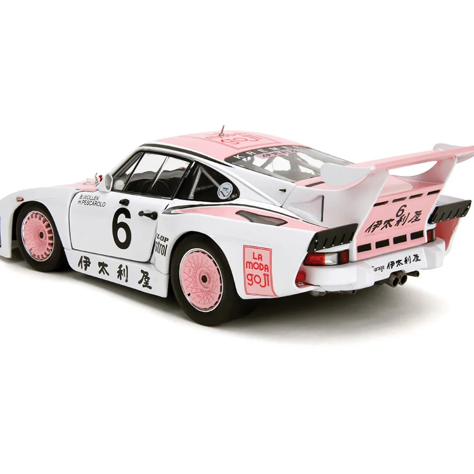 1981 Porsche 935 K3 - White 1:18 Scale Diecast Model Car by Pink Slips