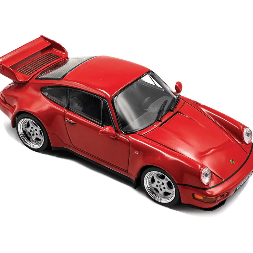 1994 Porsche 911 (964) RS 3.8 - Guards Red 1:43 Scale Diecast Model Car by Solido